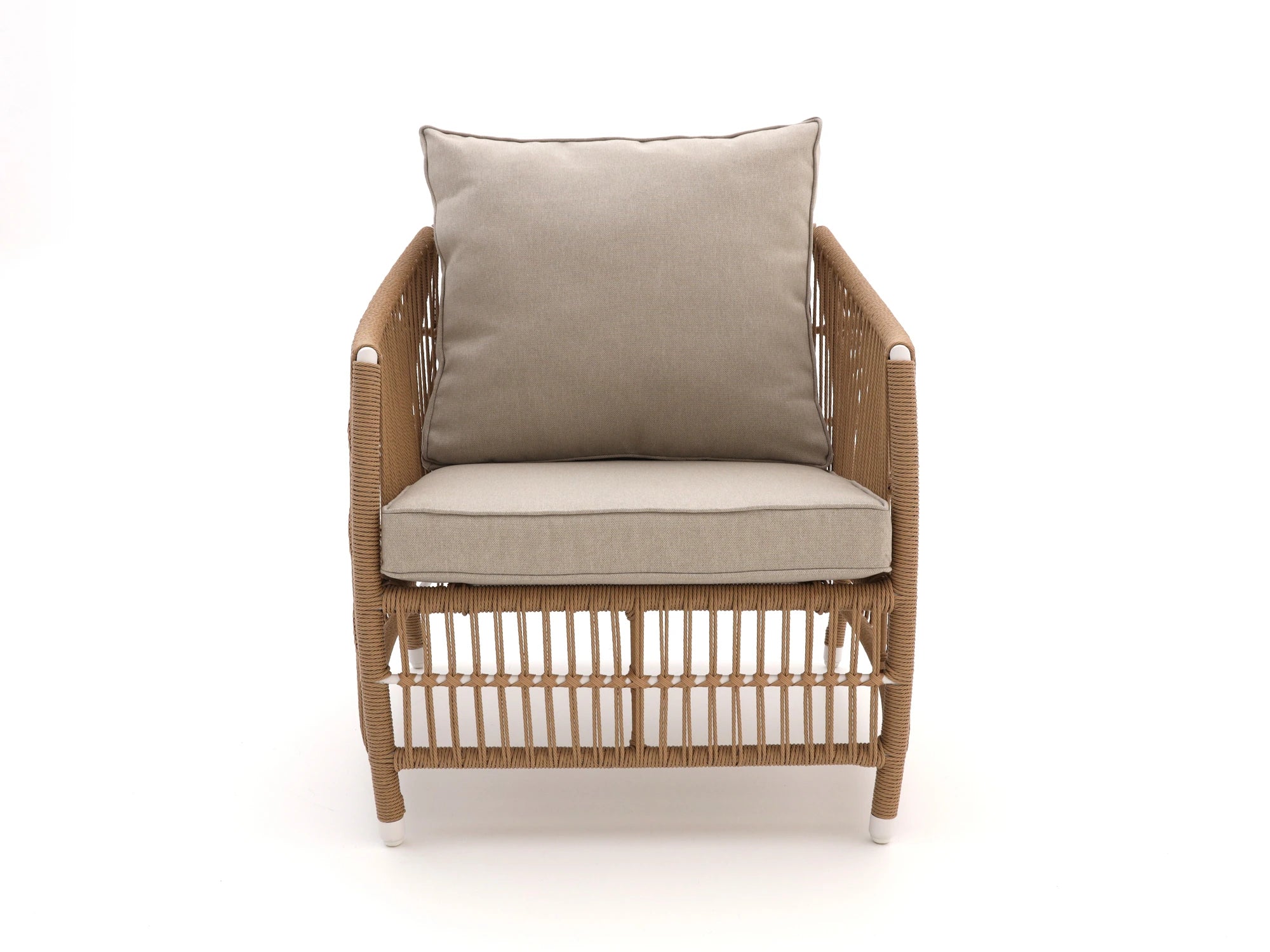Bali single seater chair – HDPP rope, weatherproof design, comfortable seating