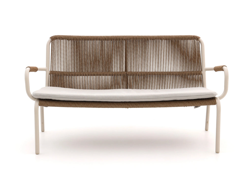 Chelsea 2-seater outdoor rope sofa – side view