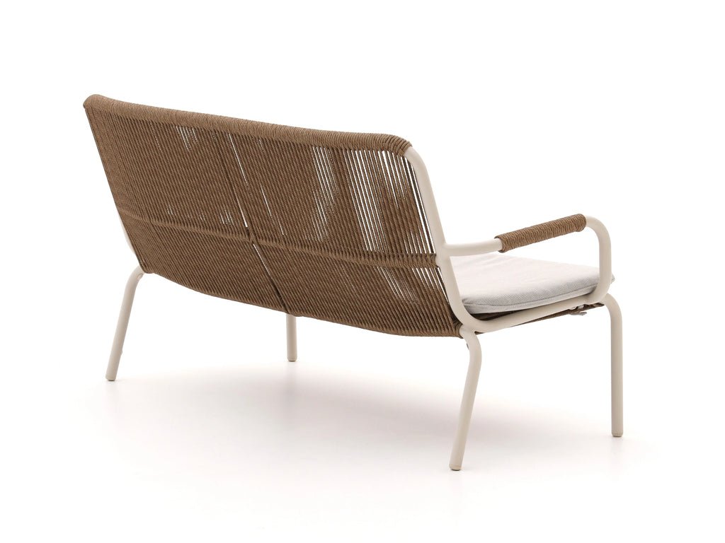 Back angle of 2-seater sofa in Chelsea rope set