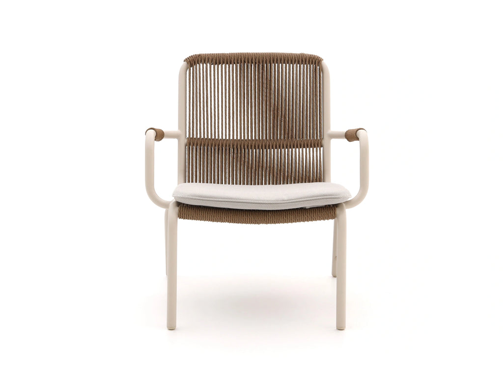 Chelsea single-seater lounge chair with handwoven rope – Outdoor Studio