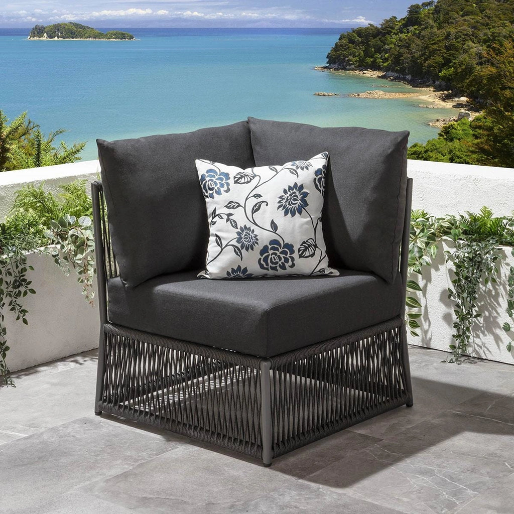 Corner seat with thick cushions – Ibiza outdoor collection