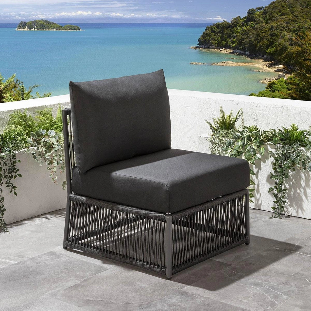 Modular outdoor seating set for terrace or balcony