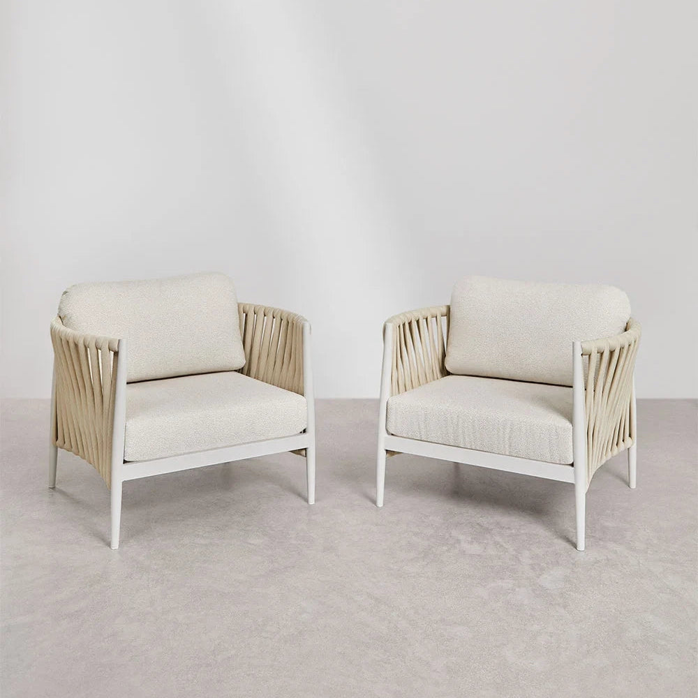 Pair of lounge chairs from Yorkshire Grand outdoor furniture set