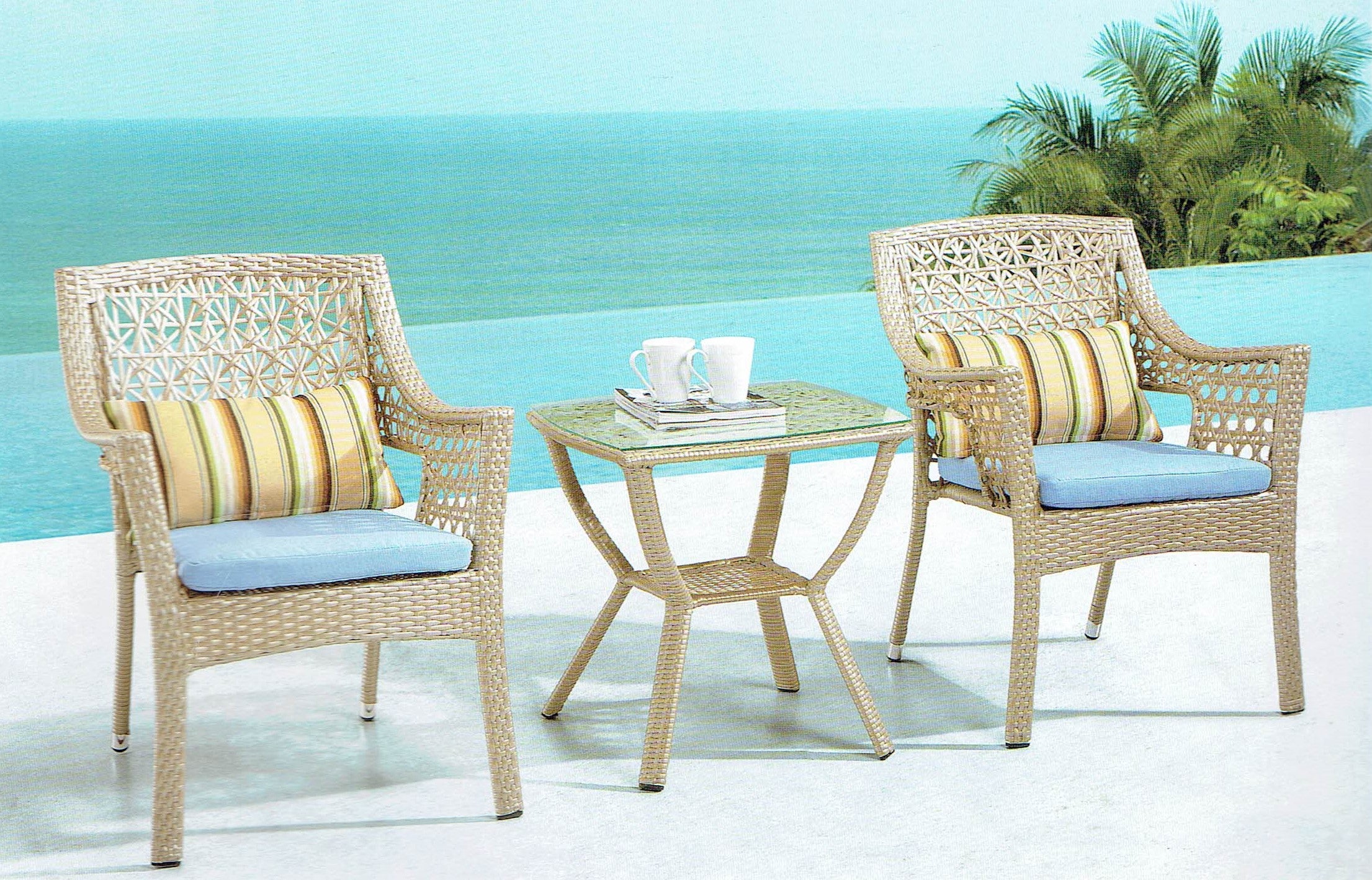 Ebba Patio Set - Wicker World
