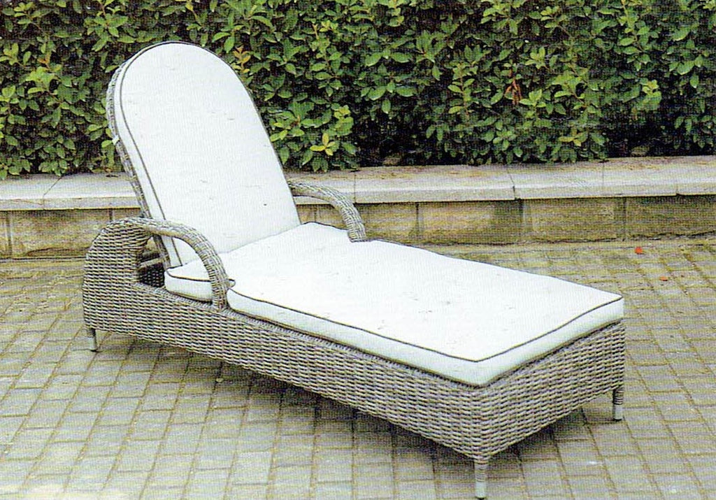Berte Sun Lounger - Wicker World