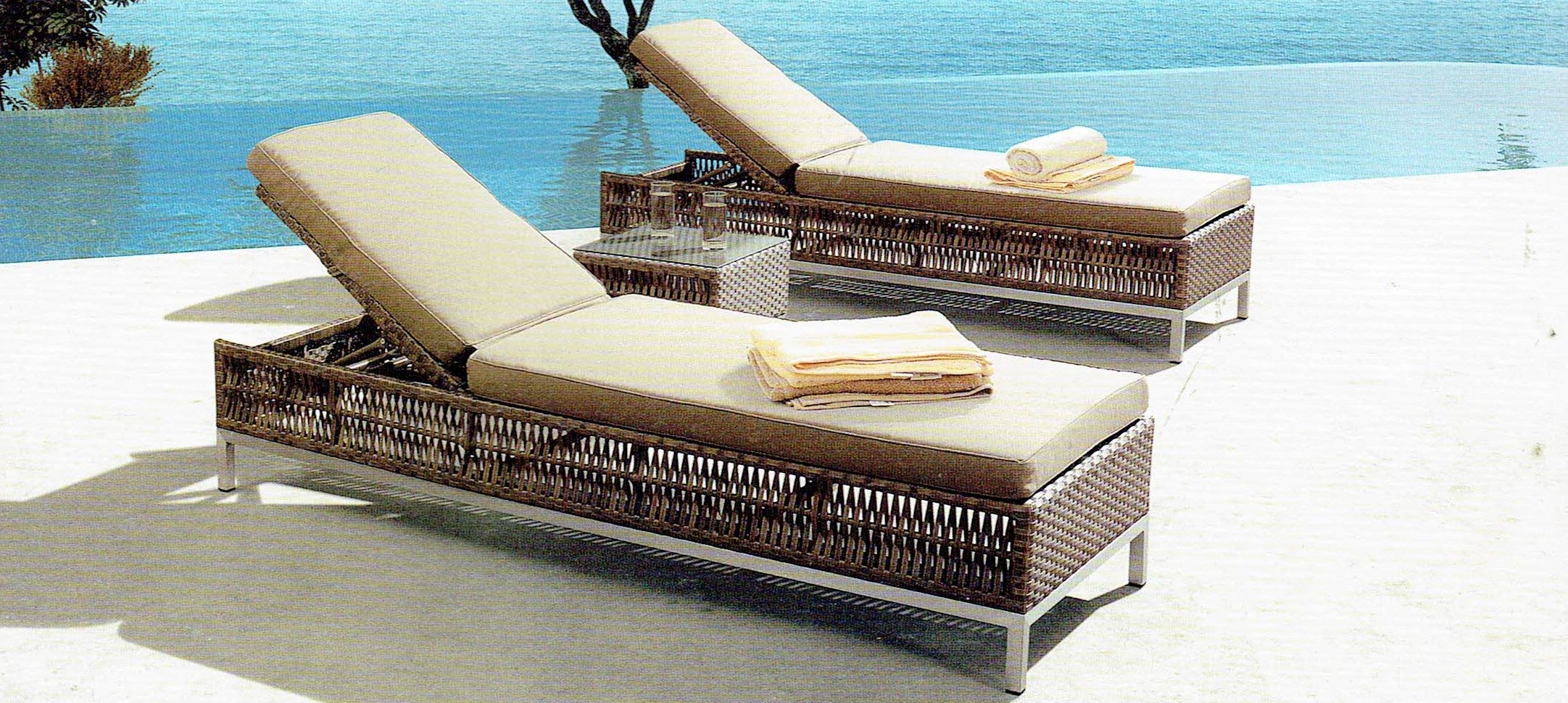Helena Sun Lounger - Wicker World