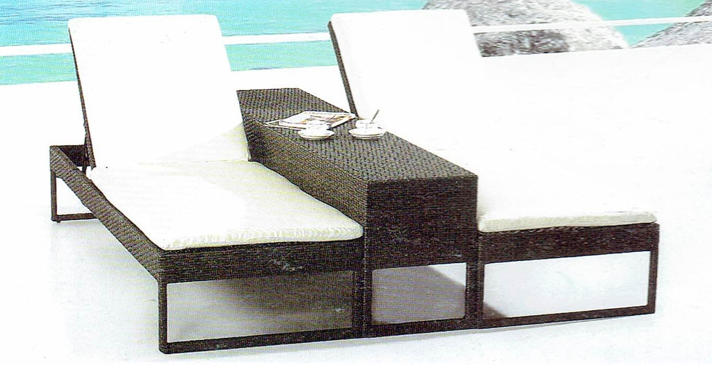 Adwin Sun Lounger - Wicker World