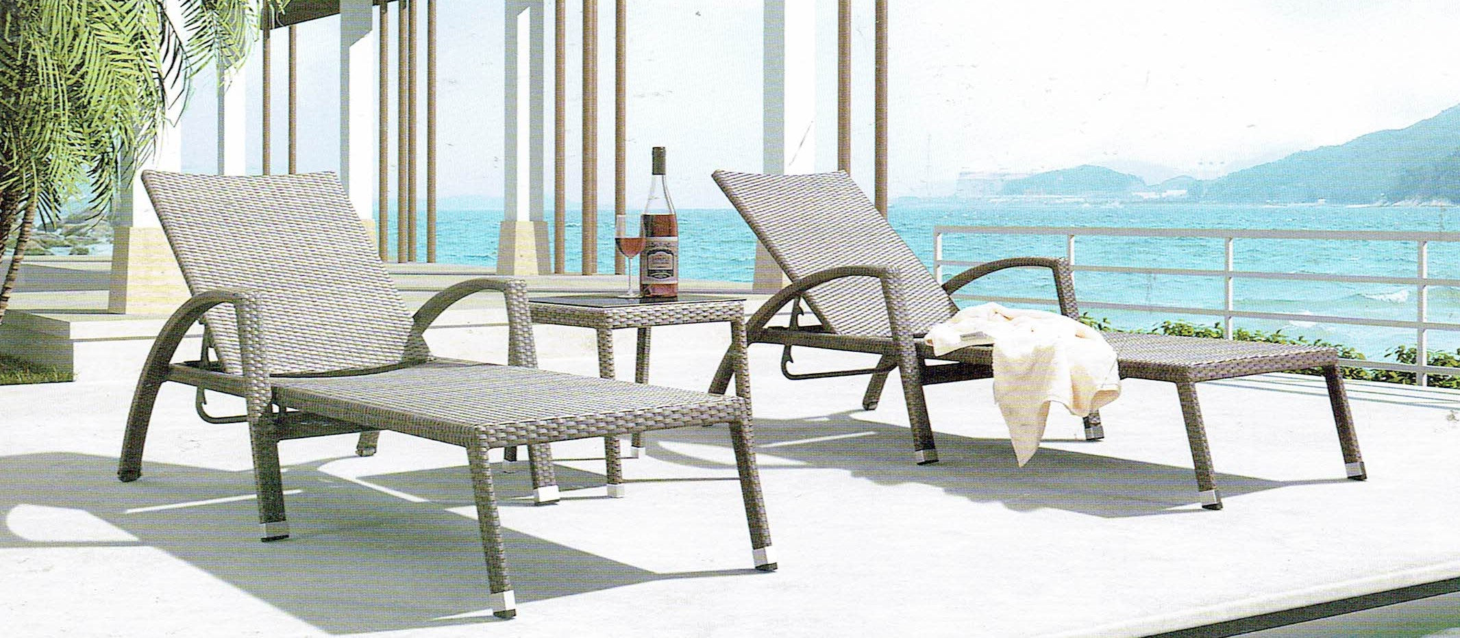 Ella Sun Lounger - Wicker World