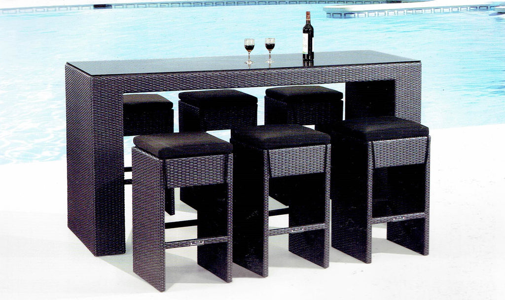 Kalman Italian Outdoor Bar Set - OUTDOOR STUDIO