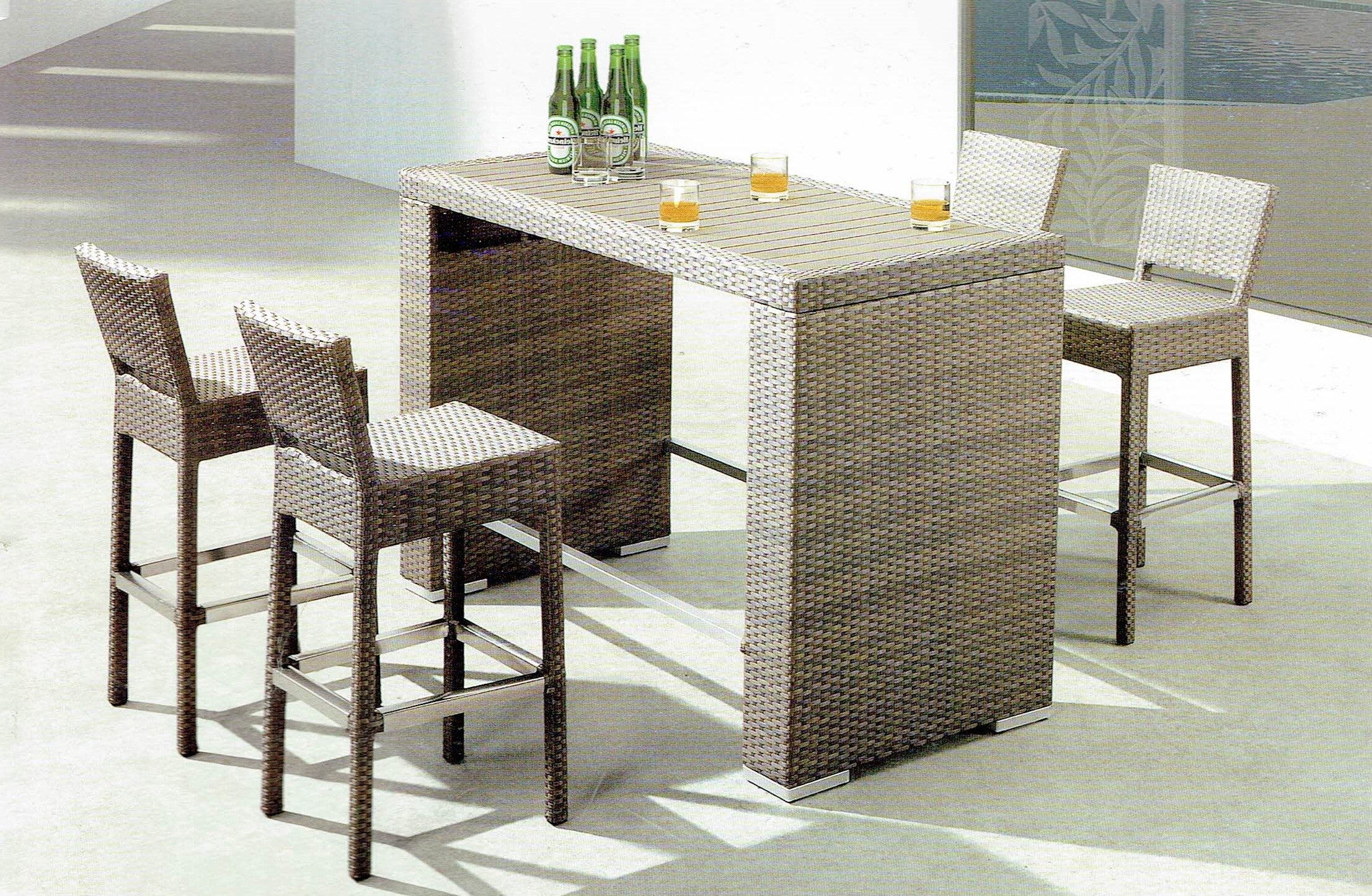 Cedric Bar Dining Set - OUTDOOR STUDIO