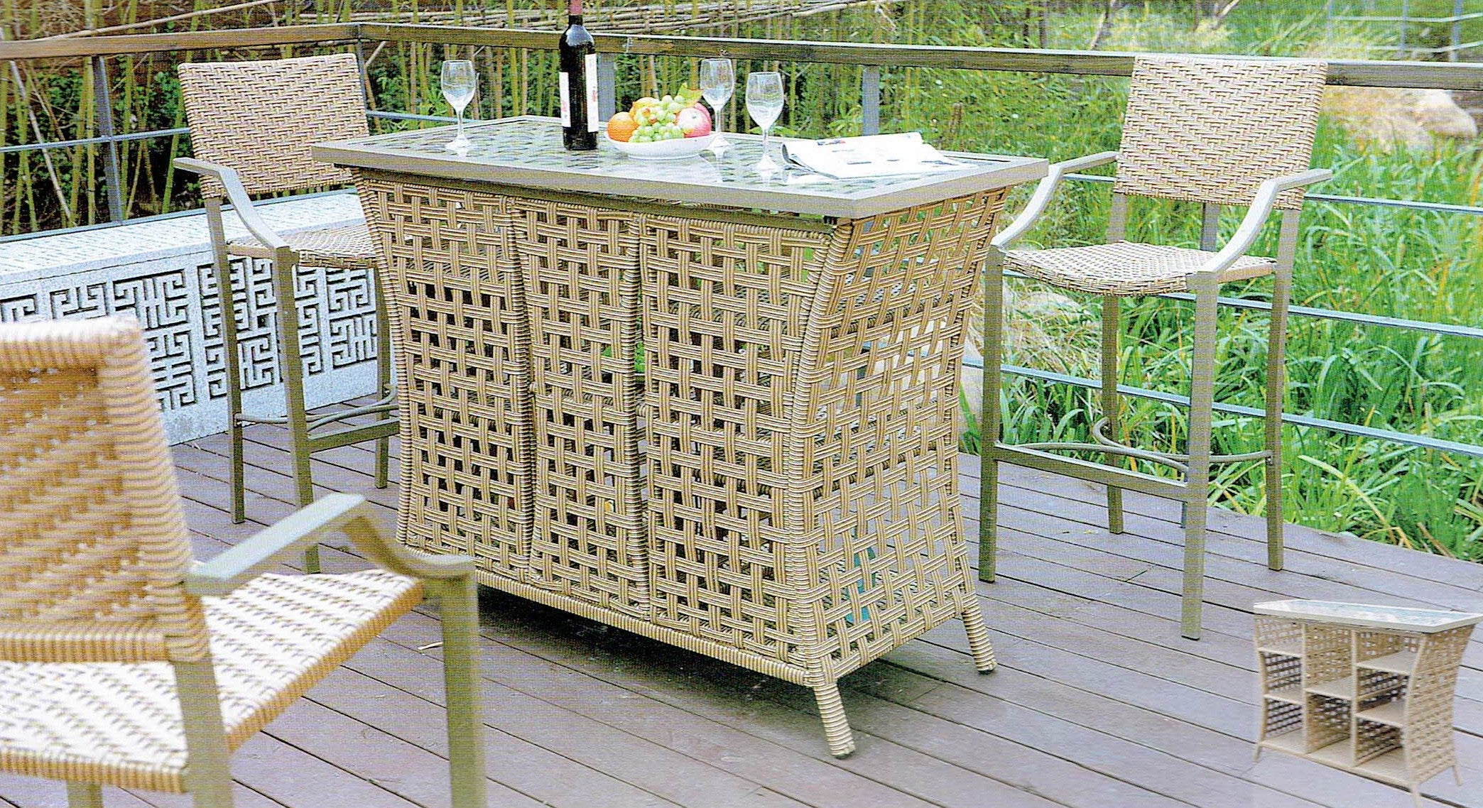 Emory Bar Dining Set - OUTDOOR STUDIO