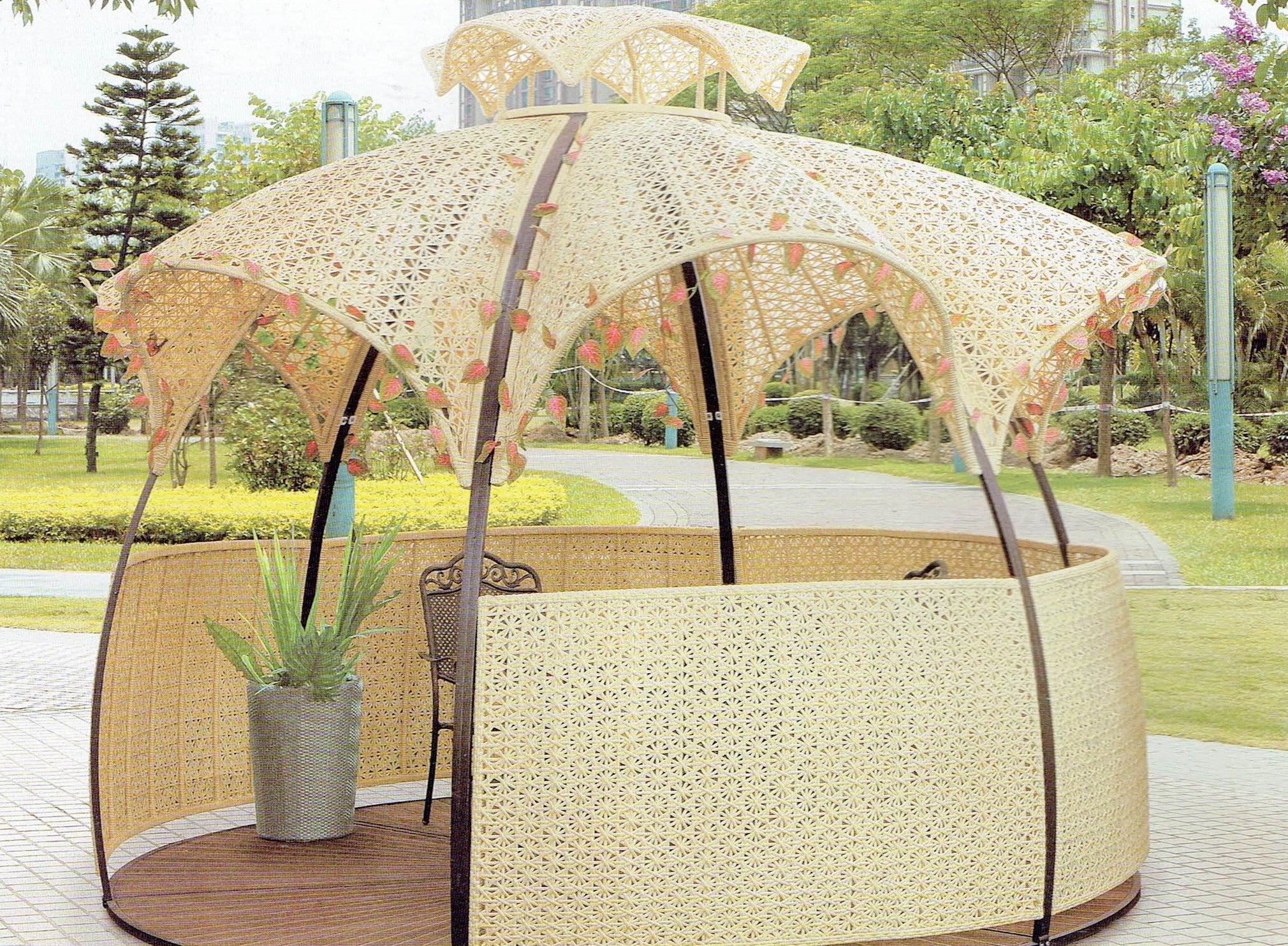Tyrell Outdoor Gazebo - Wicker World