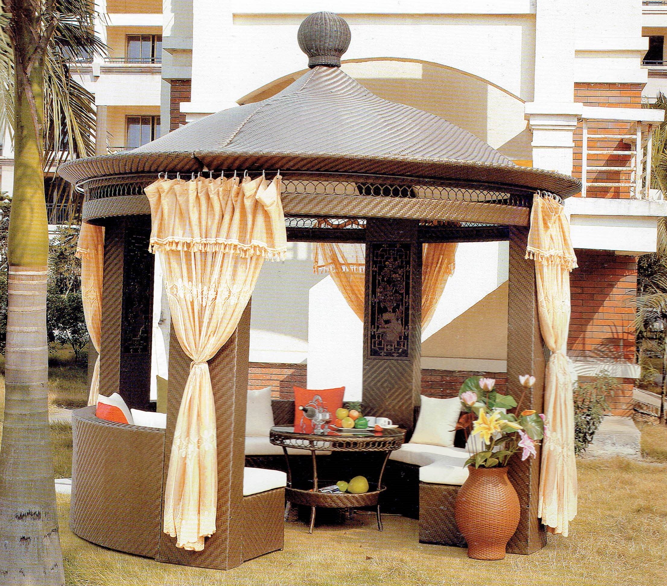 Elora Outdoor Gazebo - Wicker World
