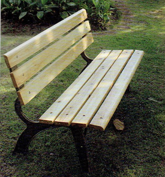 Amber Garden Bench - Wicker World