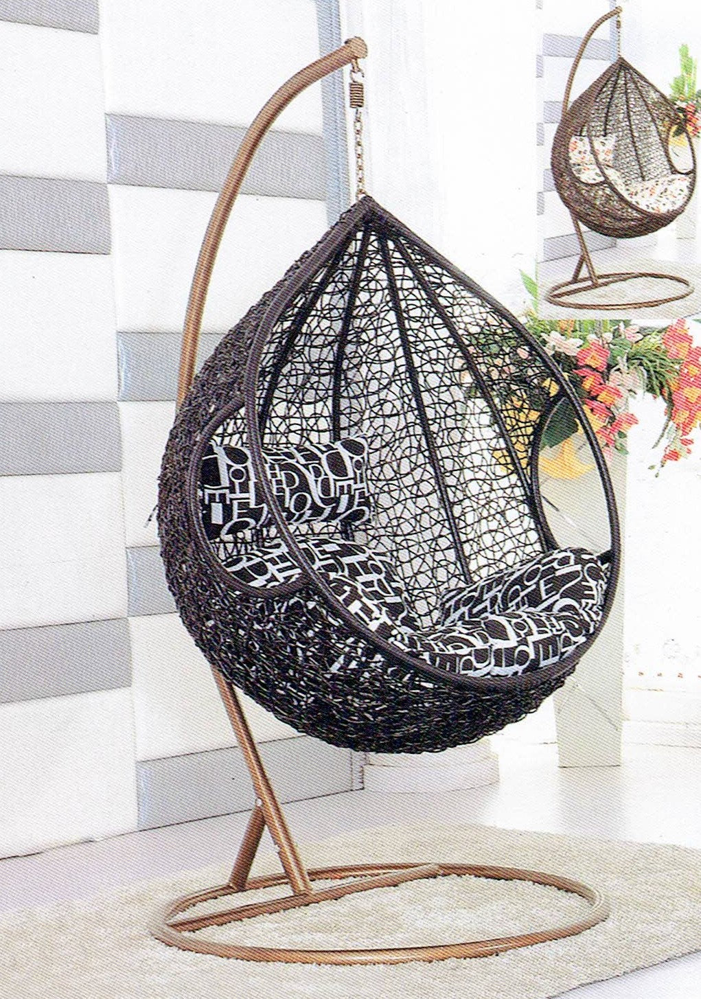 Clara Swing Chair - Wicker World