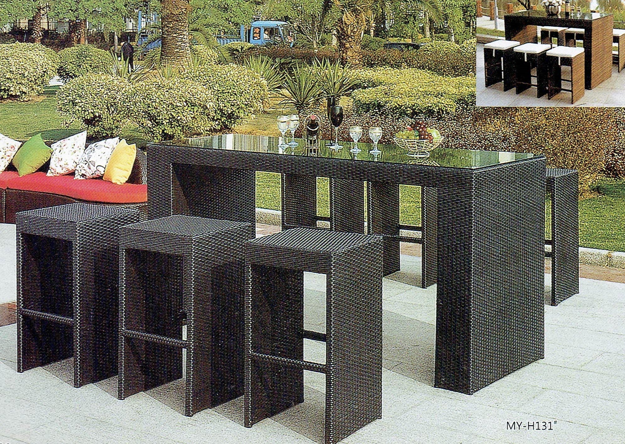 Valencia Bar Dining Set - OUTDOOR STUDIO