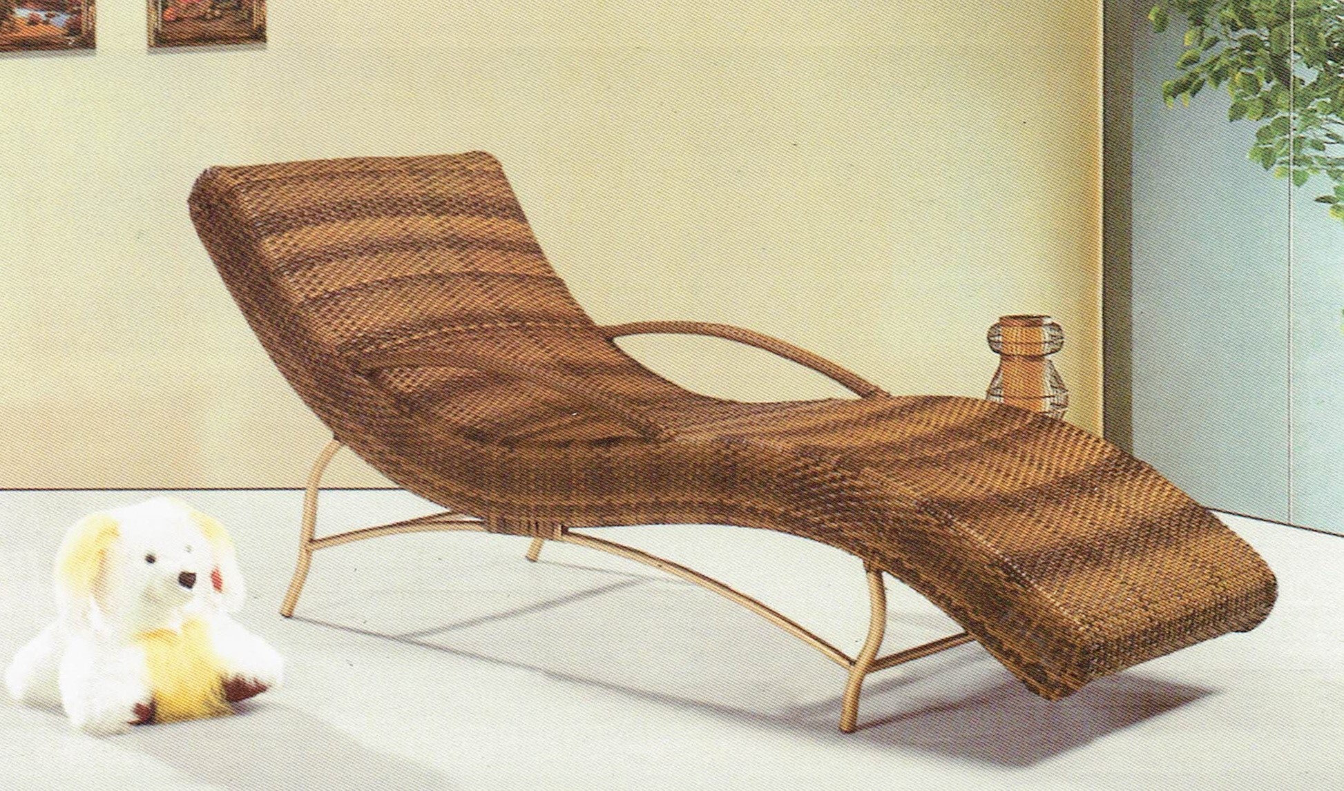 Emilia Sun Lounger - Wicker World